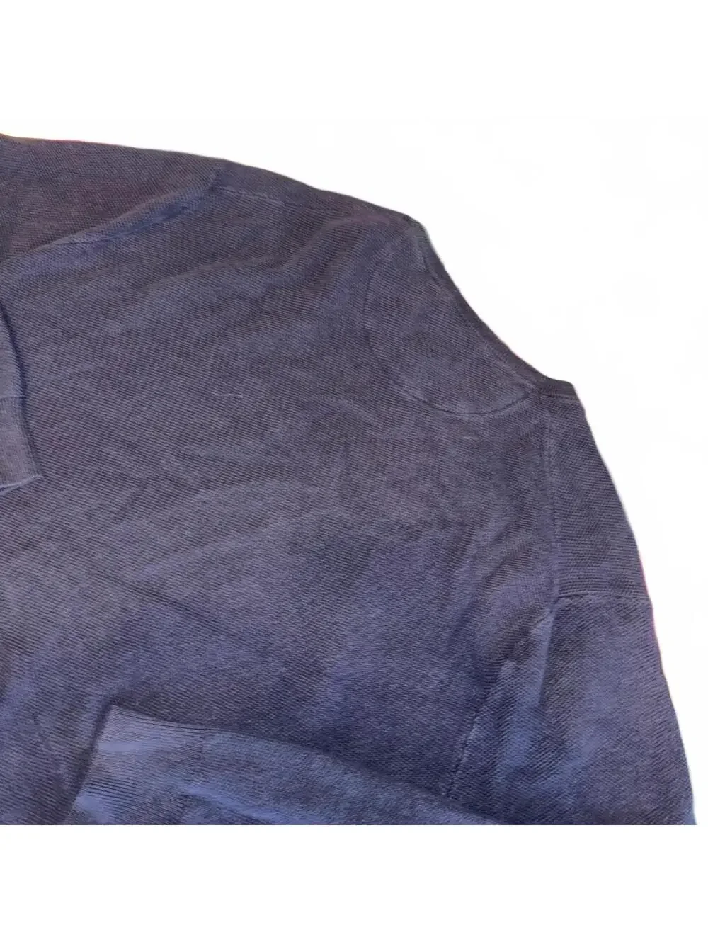 Polo Ralph Lauren Embroidered Mens XL Navy Blue Sweater Crewneck 100% Cotton RL